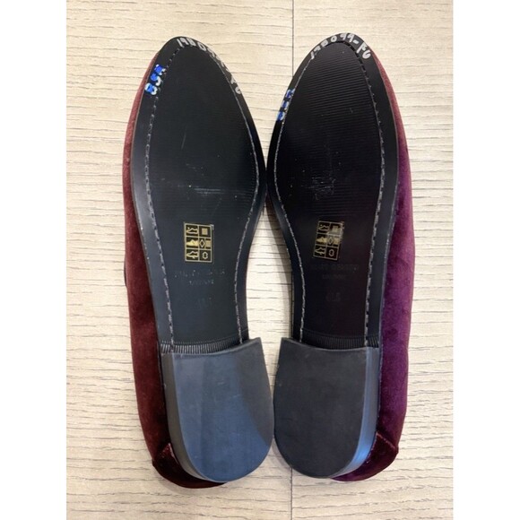 Kurt Geiger Men’s Velvet Hugh Loafer Wine Color. Size 8.5 US (41.5) main image 7